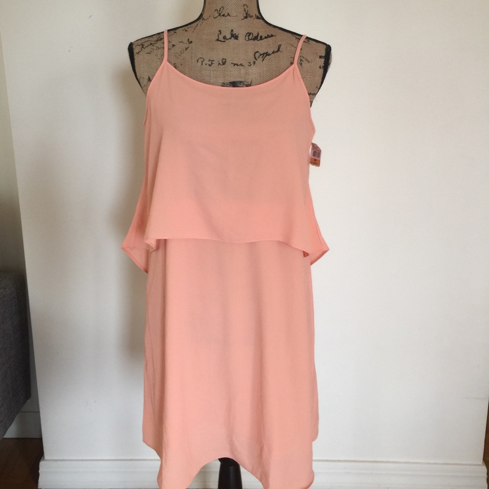 Olive + oak peach dress